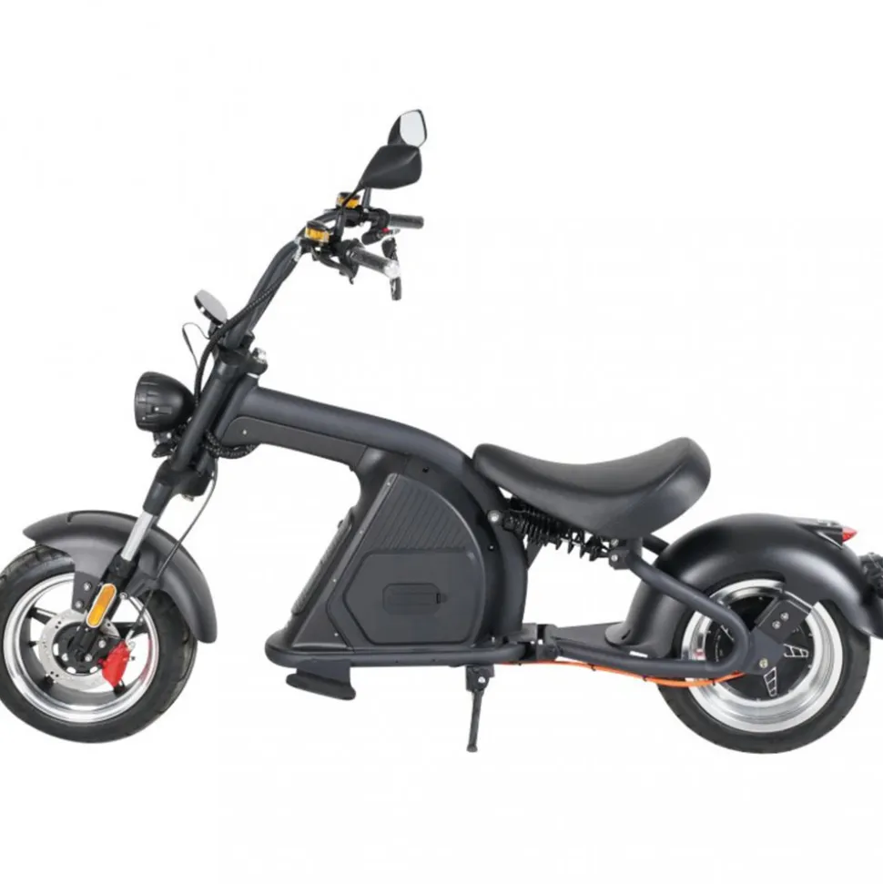 Fatscooter Raw 2000W | Moped klass 1 - Svart
