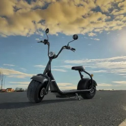 Fatscooter 2000W LG litiumbatteri - 13 Ah | Mattsvart | Lyfco