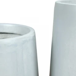 Fiberarmerade utekrukor | 2-pack | Ljusgrå