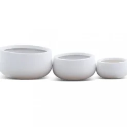 Fiberarmerade utekrukor | 3-pack | Vit