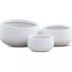 Fiberarmerade utekrukor | 3-pack | Vit