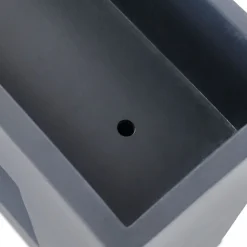 Fiberarmerad kruka i exklusiv design | Granit/svart