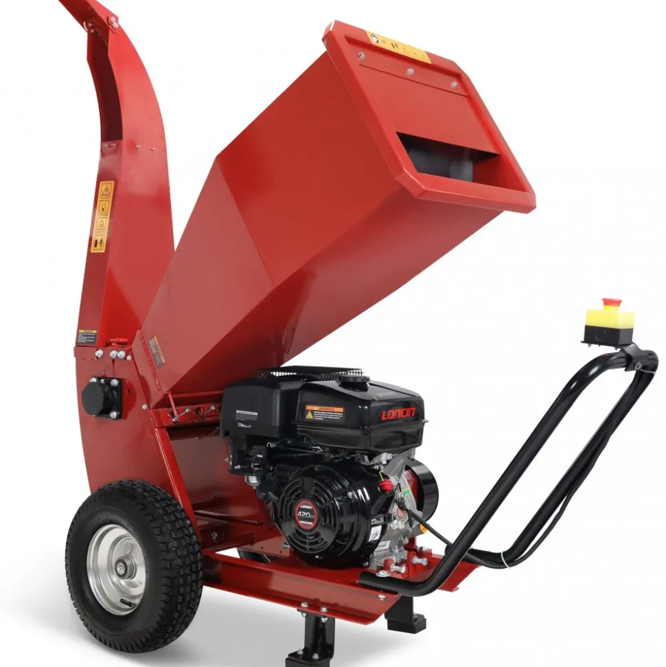 Flismaskin/Flishugg 13Hk Loncinmotor | Extra stort inkast