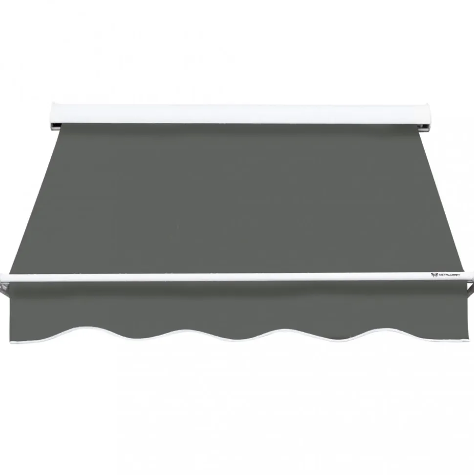 Fönstermarkis 120cm | UV-beständig akrylväv | Metalcraft
