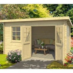 Friggebod 11,7m² | Nordisk gran | Adalina 28