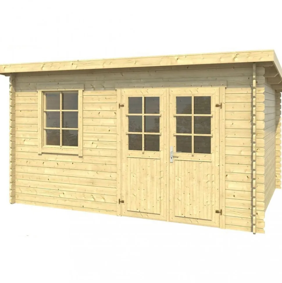 Friggebod 11,7m² | Nordisk gran | Adalina 28