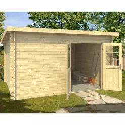 Friggebod 11,7m² | Nordisk gran | Adalina 28