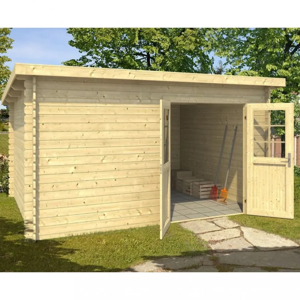 Friggebod 11,7m² | Nordisk gran | Adalina 28