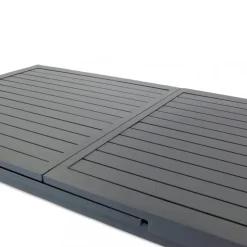 Förlängningsbart bord i aluminium 180-240cm | 8 positionsstolar