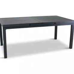 Förlängningsbart bord i aluminium 180-240cm | 8 positionsstolar