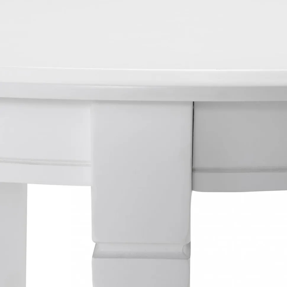 Förlängningsbart matbord 150cm | Vit