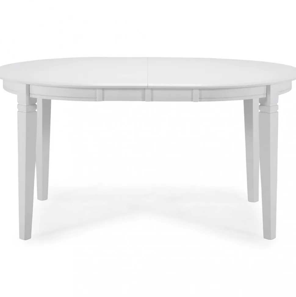 Förlängningsbart matbord 150cm | Vit