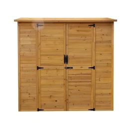 Förråd |1,8m² | Dubbel dörr | Naturlig träfinish