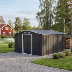 Förråd och redskapsbod 12,5m² | Dubbel skjutdörr | Bas ingår