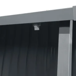 Förråd och redskapsbod 5m² | Dubbel Skjutdörr | 2 i 1 lösning | Grå