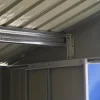 Förråd och redskapsbod 5,3m² | Skjutdörr | Med bas | Vit