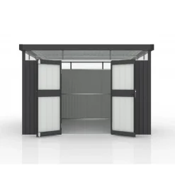 Förråd & redskapsbod 7,8 m² | Dubbla dörrar | Stål | 3x2,6 m