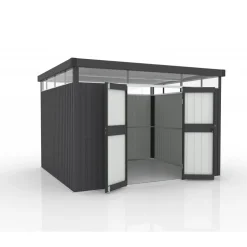 Förråd & redskapsbod 7,8 m² | Dubbla dörrar | Stål | 3x2,6 m