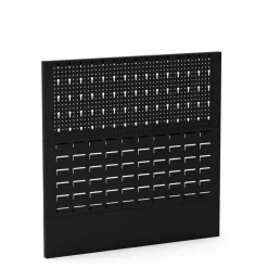 Garageförvaring hörnmodul 850x2025 mm | Svart & grå