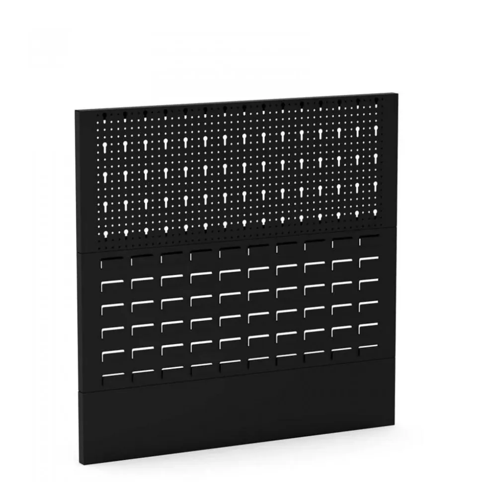 Garageförvaring hörnmodul 850x2025 mm | Svart & grå