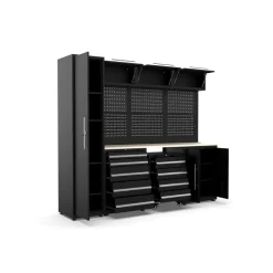 Garageinredning | Komplett förvaringssystem | 2750 x 550 x 2300 mm