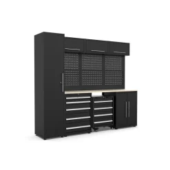 Garageinredning | Komplett förvaringssystem | 2750 x 550 x 2300 mm