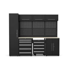 Garageinredning | Komplett förvaringssystem | 2750 x 550 x 2300 mm