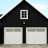 Garageport takskjutport med fjärrstyrning | 2,5m bred | Med fönster