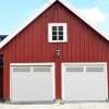 Garageport takskjutport med fjärrstyrning | 2,4m bred | Med fönster