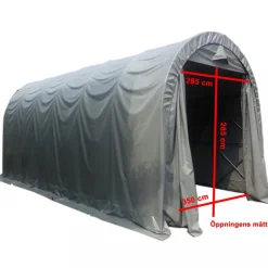 Garagetält 3,5x7,5m | 26,2m² för husbil, husvagn & båt