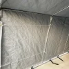 Garagetält 2,7x5,1m | 13,7m² - 200g/m² | PE - Grå