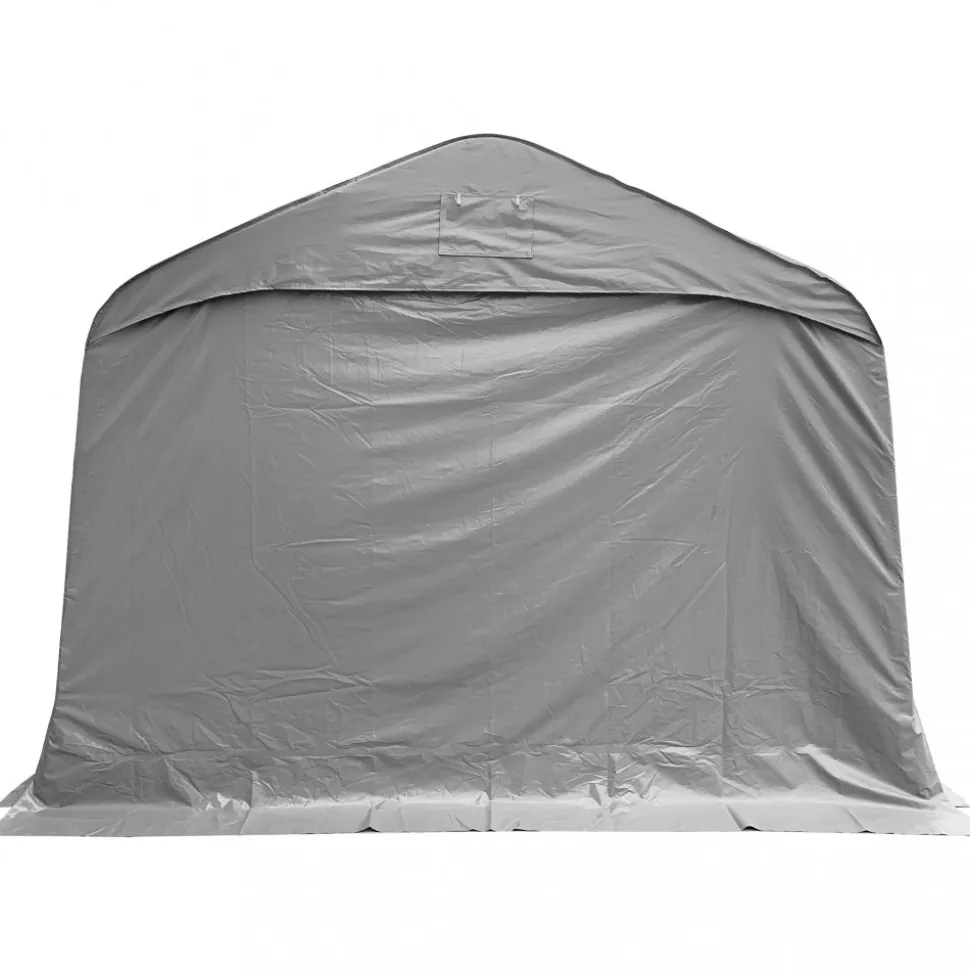 Garagetält 3,6x4,8m | 17,3m² - 500g/m² | PVC - Grå