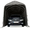 Garagetält 2,4x6m | 14,4m² - 500g/m² | PVC - Grå
