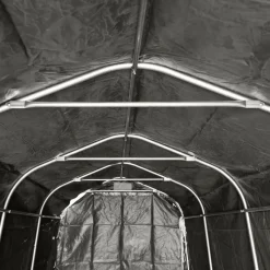 Garagetält 2,4x6m | 14,4m² - 500g/m² | PVC - Grå