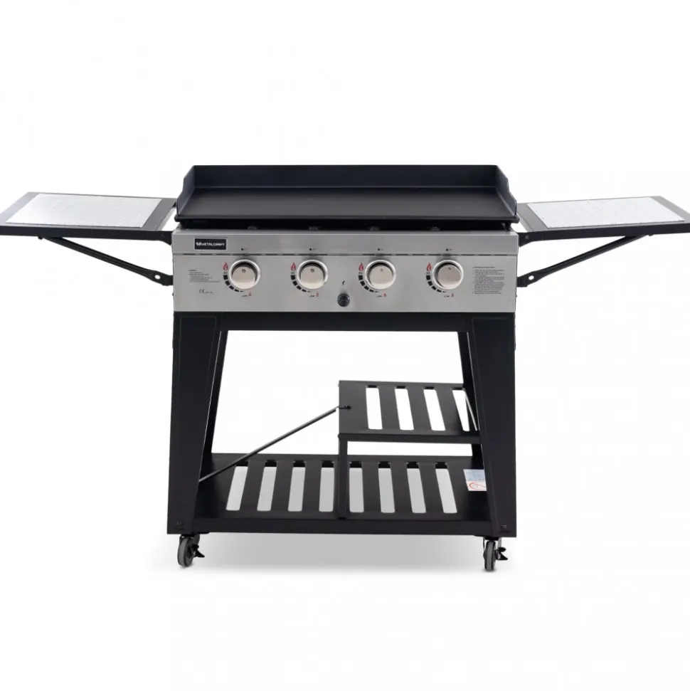 Gasoldrivet stekbord 16 kW | 4 rostfria brännare | Lockhart