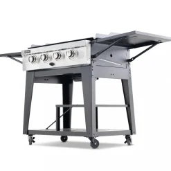 Gasoldrivet stekbord 16 kW | 4 rostfria brännare | Lockhart