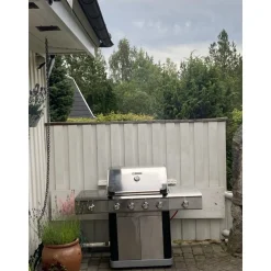 Gasolgrill i rostfritt stål | 5 Brännare och IR-Brännare | Dallas