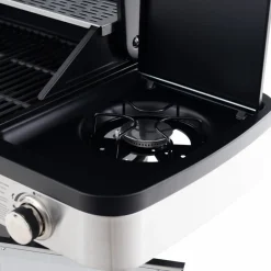 Gasolgrill 14.5 kW | 4 rostfria brännare & 1 sidobrännare | St. Louis