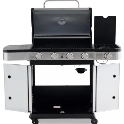 Gasolgrill 14.5 kW | 4 rostfria brännare & 1 sidobrännare | St. Louis