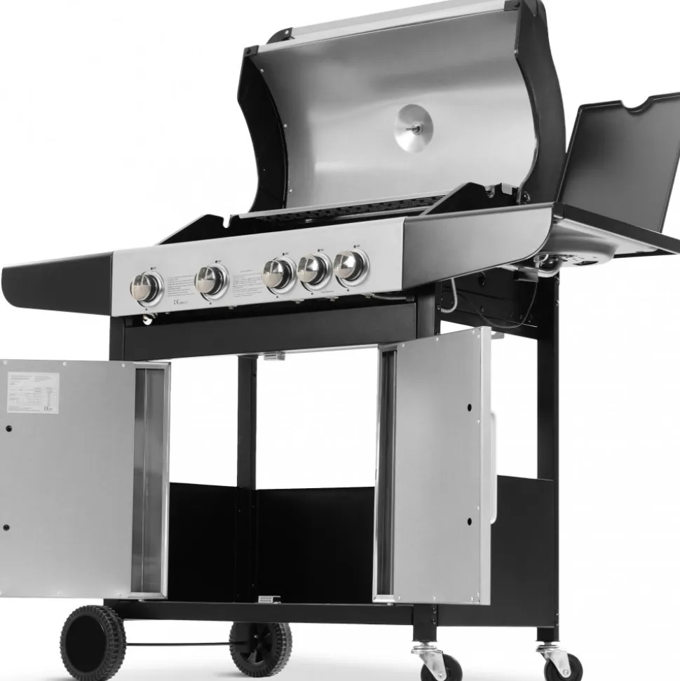 Gasolgrill med 4 rostfria brännare | Charleston