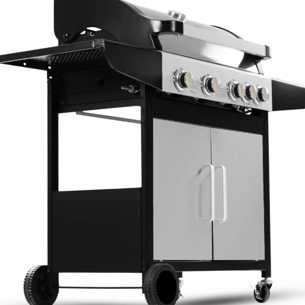Gasolgrill med 4 rostfria brännare | Charleston