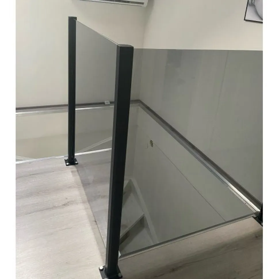 Glasräcke / staket i tonat glas | 1000×975 mm 6 mm | 5-pack