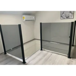 Glasräcke / staket i tonat glas | 1000×975 mm 6 mm | 5-pack