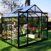 Glasväxthus 4,9m² | 4mm säkerhetsglas | 5 års stormgaranti