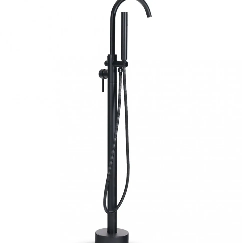Golvblandare badkar | Fristående | FD-2207 | Svart