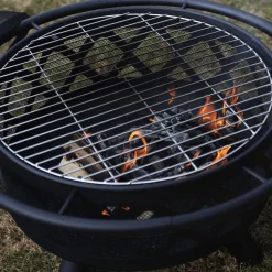 Habanero Eldstad / eldkorg i stål | Portabel grill för utomhusmiljö | Eldsland