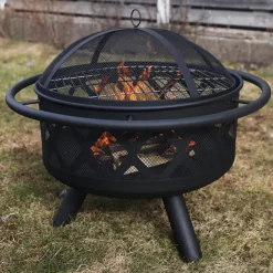 Habanero Eldstad / eldkorg i stål | Portabel grill för utomhusmiljö | Eldsland