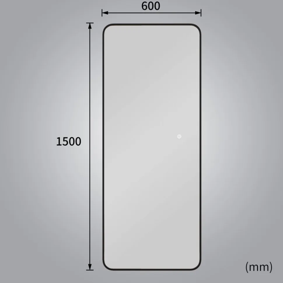 Hallspegel med LED-belysning | 150x60cm | Akali