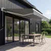 Halvkassettmarkis 4x2,5 m | Vevmanövrerad | Metalcraft