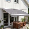 Halvkassettmarkis 3,6x3 m | Vevmanövrerad | Metalcraft